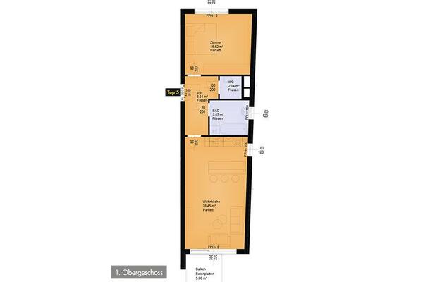  Top 5, Wohnhausanlage 